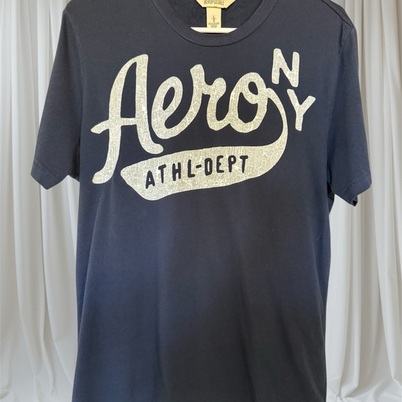 Aeropostale Dark Blue Men’s Tee Size Large Great look! Great condition! - Picture 1 of 8